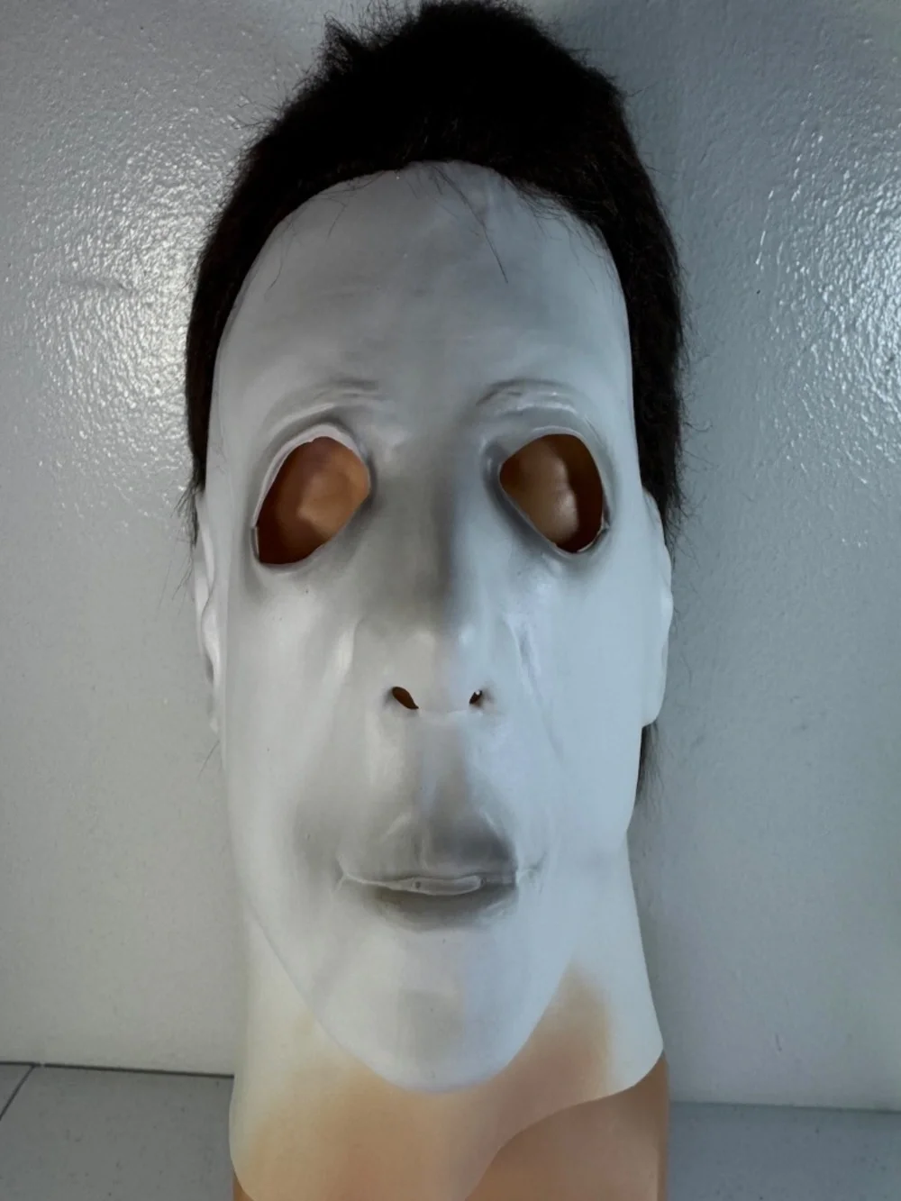 Michael Myers Mask Realistic Latex Adult Full Head Horror Movie Halloween Prop